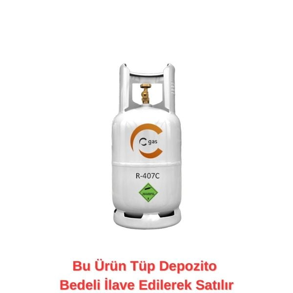 C-Gas R-407C 10 KG Doldurulabilir Tüplü Soðutucu Gaz
