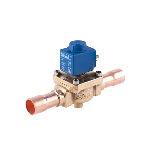 Castel 1068/3A6 3/8" Kaynaklý Solenoid Valf