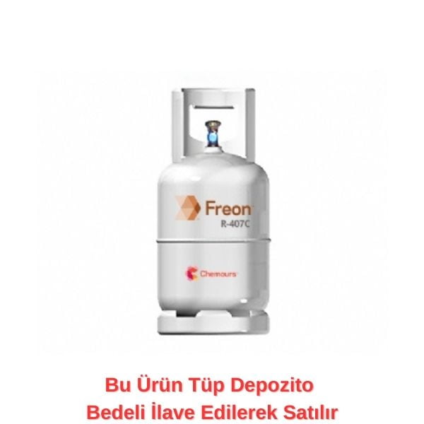 Chemours-Freon R-407C 10 KG Doldurulabilir Tüplü Soðutucu Gaz