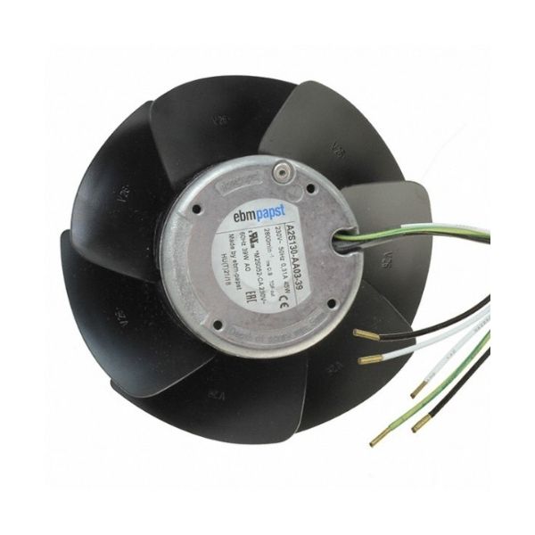 Ebmpapst 130 MM Emici Aksiyel Fan A2S130AA0339 220V ( Tel Kafessiz / Yüksek Devir )