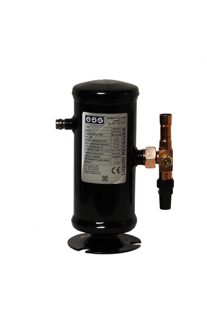 Esslr 02S 1,6LT (3/4 HP) 1/4 Kaynaklı Likit Deposu