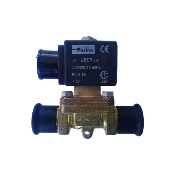Parker 3/8" Rakorlu Rakorlu Solenoid Valf ( Bobin Dahil )