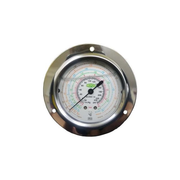 Refco MR-205-DS-MULTI 16 Bar No:7230587 Alçak Basýnç Arkadan Baðlantýlý Manometre