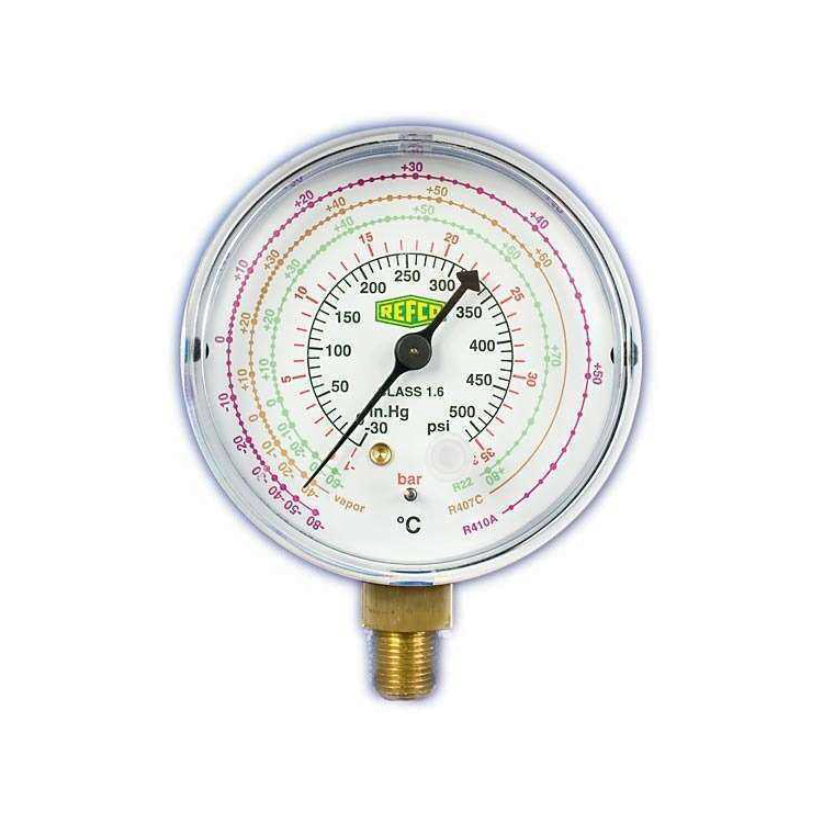 Refco MR-206-DS-MULTÝ No:4664448 Alçak Basýnç Alttan Baðlantýlý Manometre