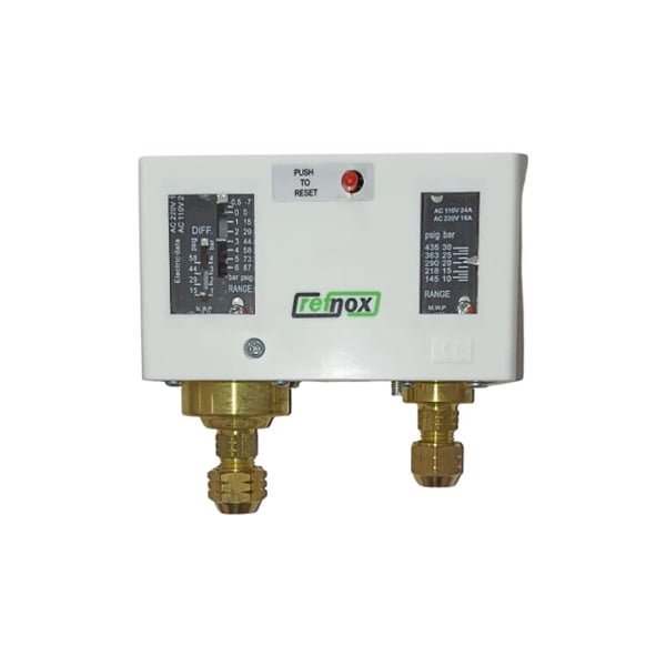 Refnox RPC-115-M Çiftli Manuel Reset Presostat 026BF1005