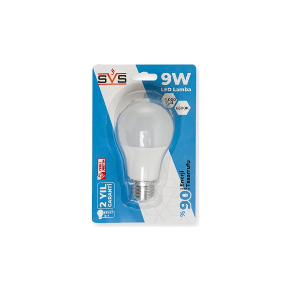 SVS 9W Led Lamba Tekli 6500K (Beyaz)