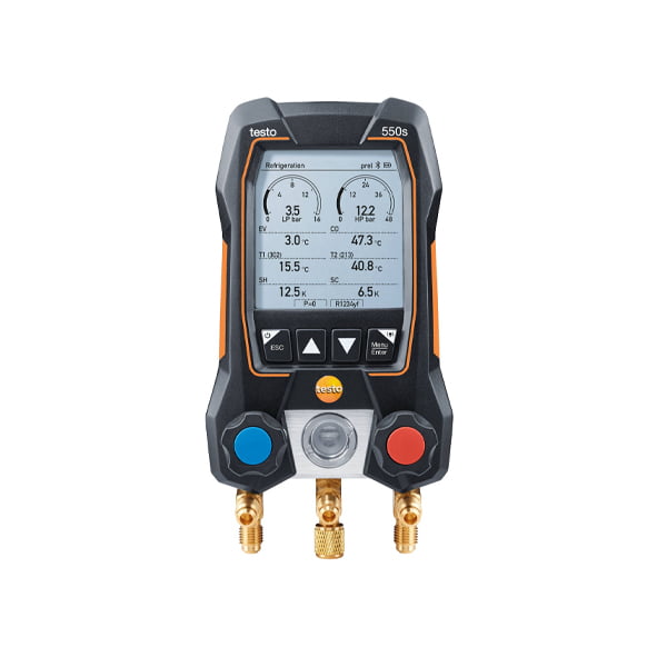 Testo 550S 0564-5502 Dijital Manifold ( Hortum Hariçtir )