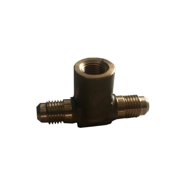 Thermotrick 1/4 x 1/8 Npt Manometre Prinç Te Dişi ( İnce Diş ) Çift Siboplu