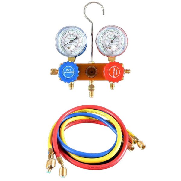 Unico Manifold Seti CH-6285 R134/R404A/R407C/R410A Ø80 60 CM Hortum